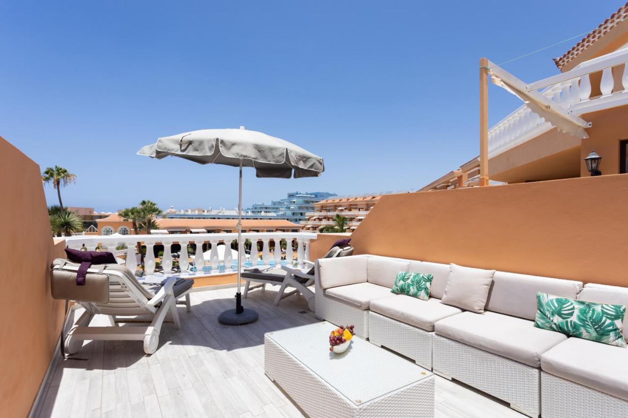 Exclusive Attic Las Vistas 3 With Breathtaking Sea View, Only 100 M To The Sea, Heated Pool, Aircon, Wifi Арона Екстер'єр фото