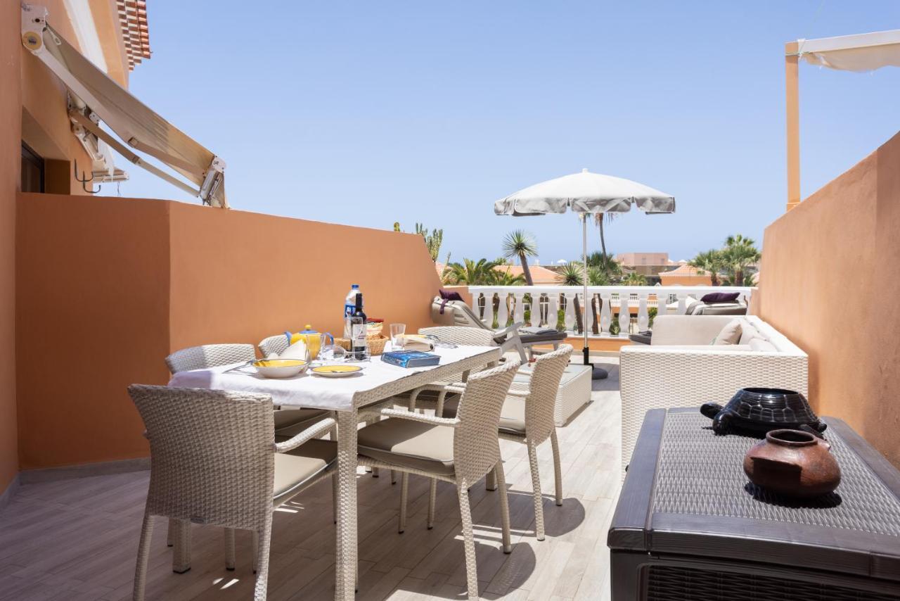 Exclusive Attic Las Vistas 3 With Breathtaking Sea View, Only 100 M To The Sea, Heated Pool, Aircon, Wifi Арона Екстер'єр фото